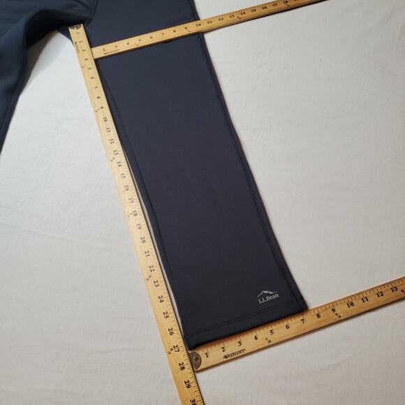 L.L. Bean Women's Size SP PrimaLoft ThermaStretch Fleece Pants Black 506192 - Picture 3 of 8